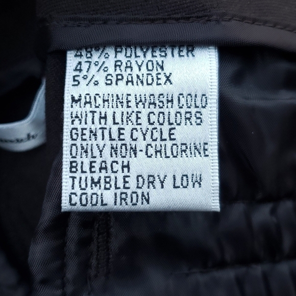 Talbots Petites stretch brown pants wide leg 16P - Picture 11 of 13